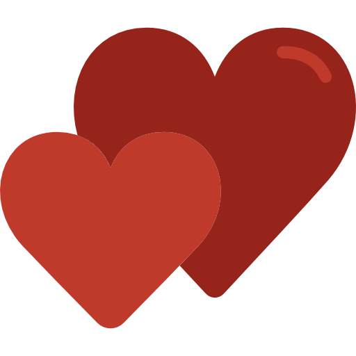 Red heart icon